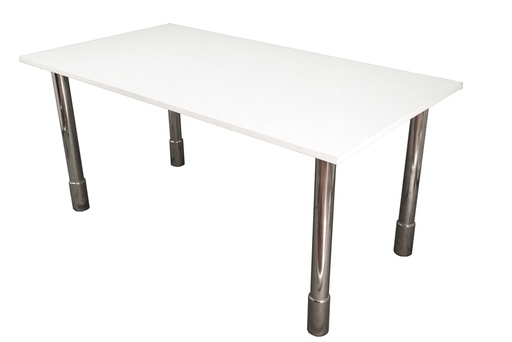 Table Bienne-Emmental | Rectangulaire en bois blanc